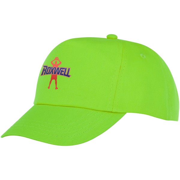 Feniks kids 5 panel cap - Apple Green