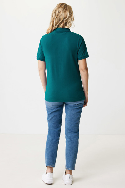 Polo en coton piqué et recyclé Iqoniq Yosemite - Verdigris / XL