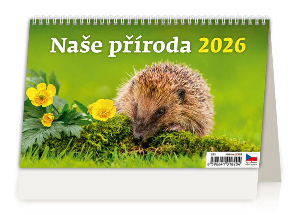 Stolní kalendář Naše příroda 2026