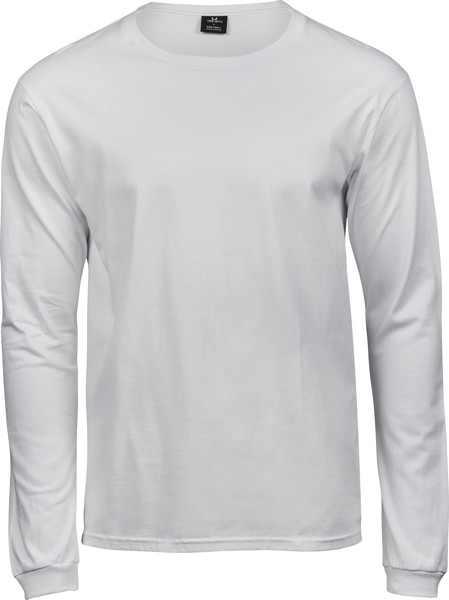 Moška majica "Sof Tee" z dolgimi rokavi Tee Jays | TJ 8007 - Bela / M
