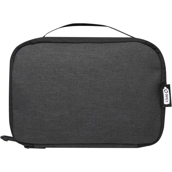 Pochette technique Ross en RPET certifié GRS de 1 L - Heather Charcoal