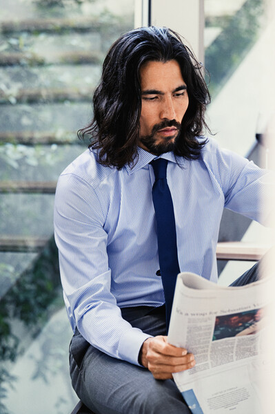 J.H&F Tie plain Brown