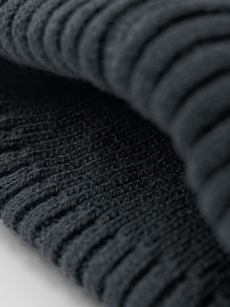 Zip Patch Beanie - Sand / Black