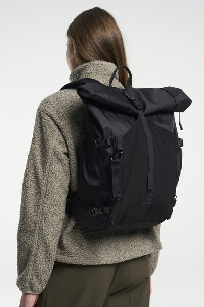Camper Roll-Top Backpack 20/29 L Black No Size