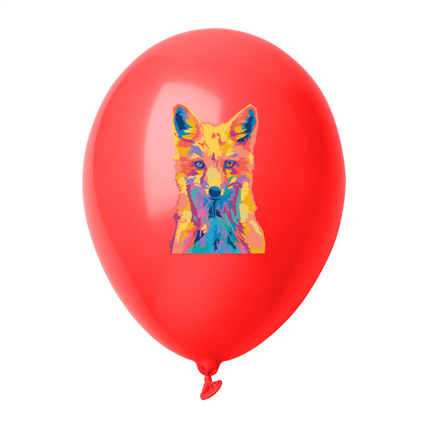 Ballon de baudruche CreaBalloon, pastel - Rouge