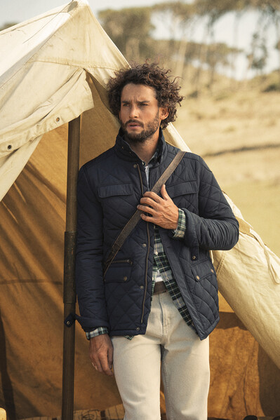 Harvest Huntingview Quilted Jacket Black XL