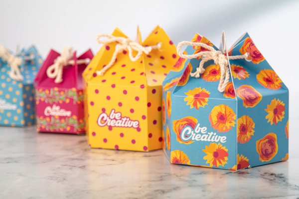 Hexagonal Gift Box CreaBox HexaCord S