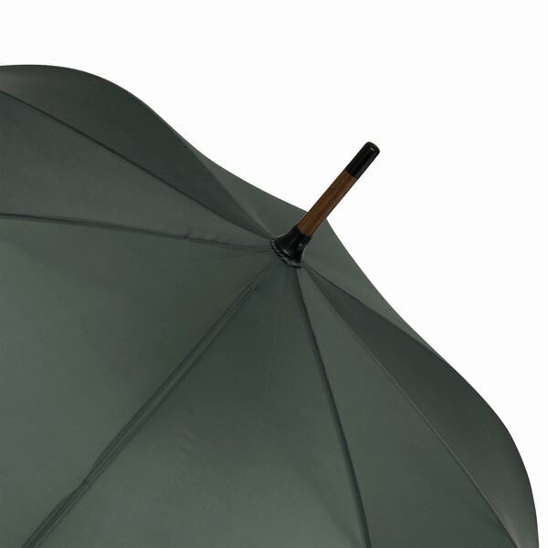 Automatic Wooden Stick Umbrella Boogie - Grey