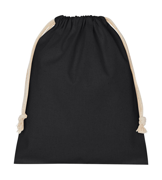 Cotton Stuff Bag - Black / XS (15X20)