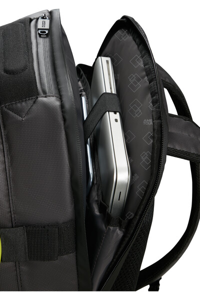 American Tourister - Urban Track Laptop Bp 15.6" Coated - Black/Lime