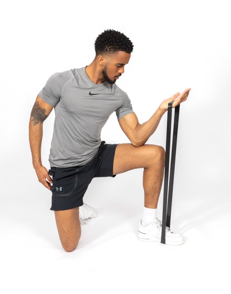 Fitness bånd i pose - 4 stk., sort