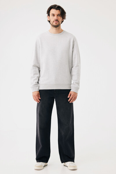 Mikina IQONIQ Torla z recyklované bavlny - Light Heather Grey / XL