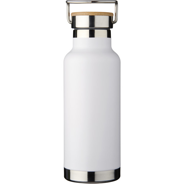 Thor 480 ml copper vacuum insulated water bottle - White