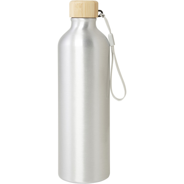 Garrafa de água em alumínio reciclado com certificação RCS de 770 ml "Malpeza"