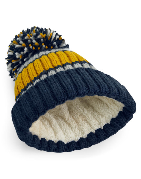 Berretto A Strisce Hygge - Black Cherry / ONE SIZE