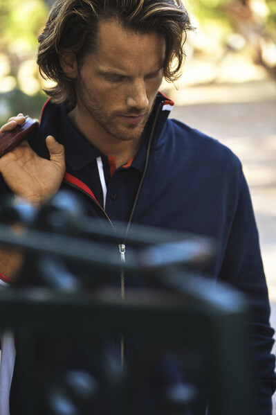 Harvest Anderson Pique Navy L