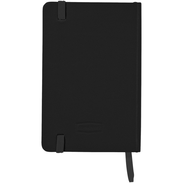 Bloco de notas A6 de bolso com capa dura "Classic" - Preto Liso