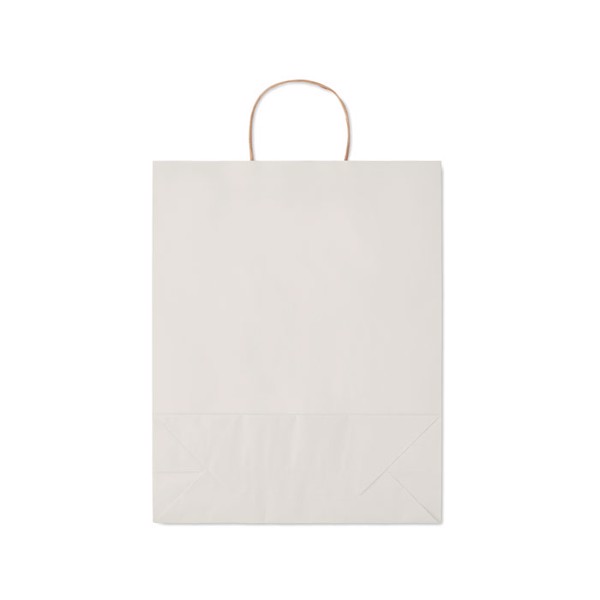 Darilna vrečka Paper Tone L recikliran papir, 90 g/m² - Bela