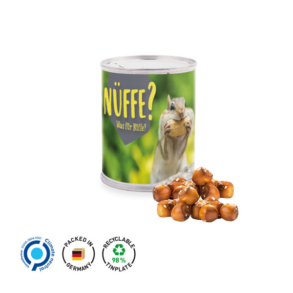 Snack Dose, Weiß / Nuss-Cocktail-Mix, 50 G