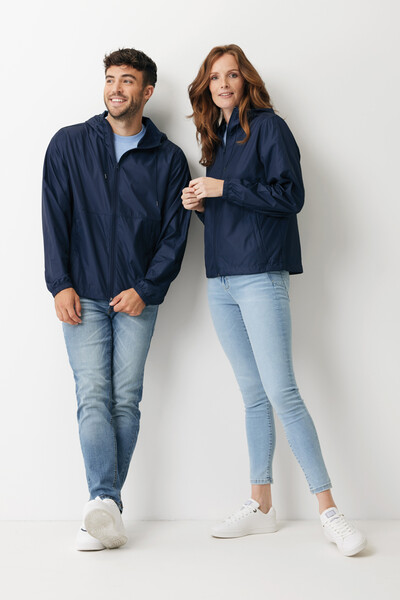 Veste légère en polyester recyclé IQONIQ Logan - Bleu Marine / M