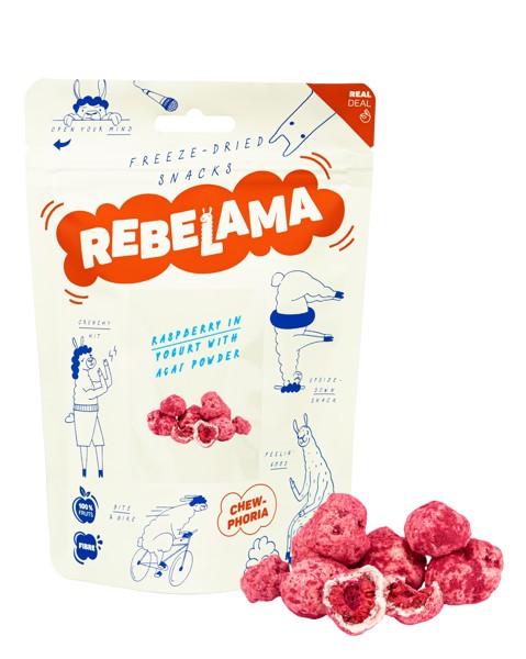 LYOFILIZOVANÉ MALINY V JOGURTE S ACAI PRÁŠKOM 50G