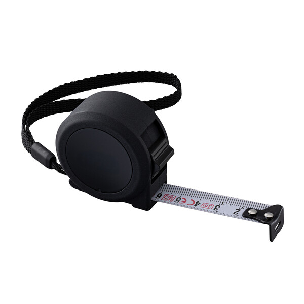 Mètre dérouleur TAPEA - noir / 3m