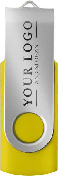 USB ABS 16GB Lex - White / Silver