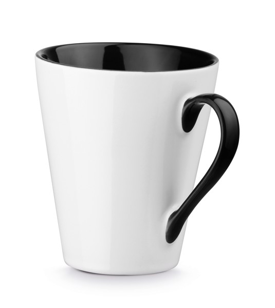 COLBY. Ceramic mug 320 ml - Black