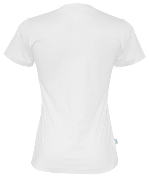 Cottover Gots T-shirt V-neck Lady white S