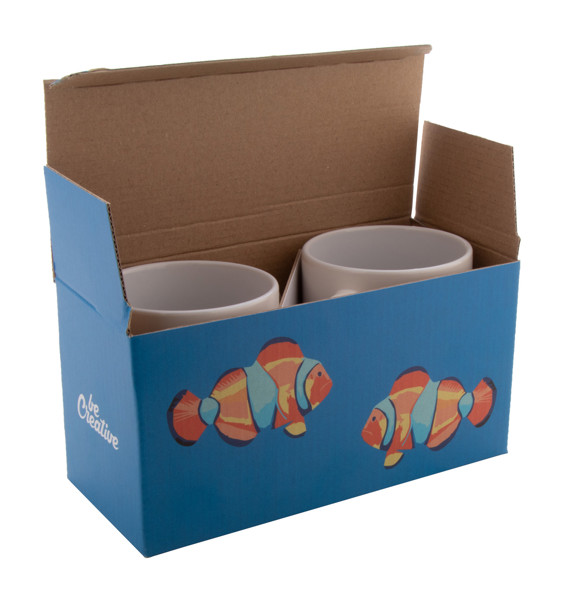 Custom Double Mug Box CreaBox Mug Double