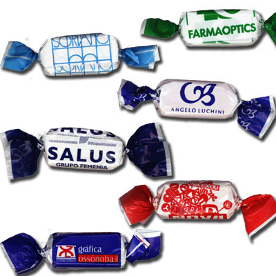 Caramelo SIN AZUCAR impreso a 1 color