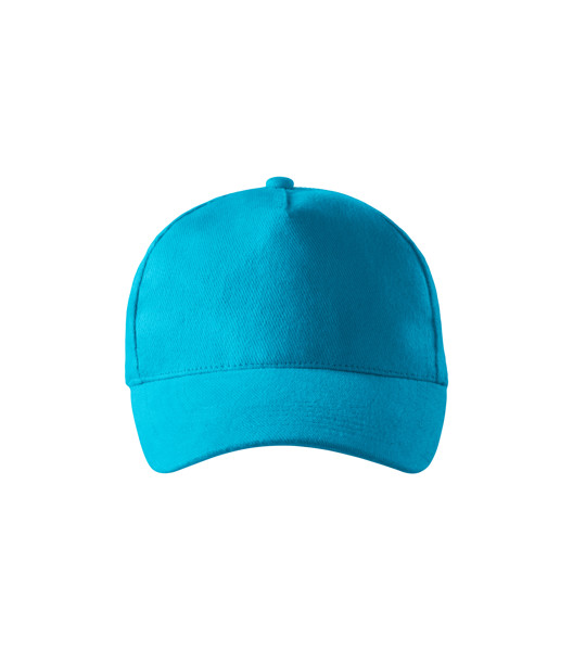 Čepice Unisex Malfini® 5P - Tyrkysová / nastavitelná
