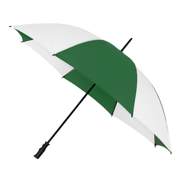 FALCONETTI - Parapluie de golf - Manuel - Windproof -  125 cm - Vert fonc / Blanc