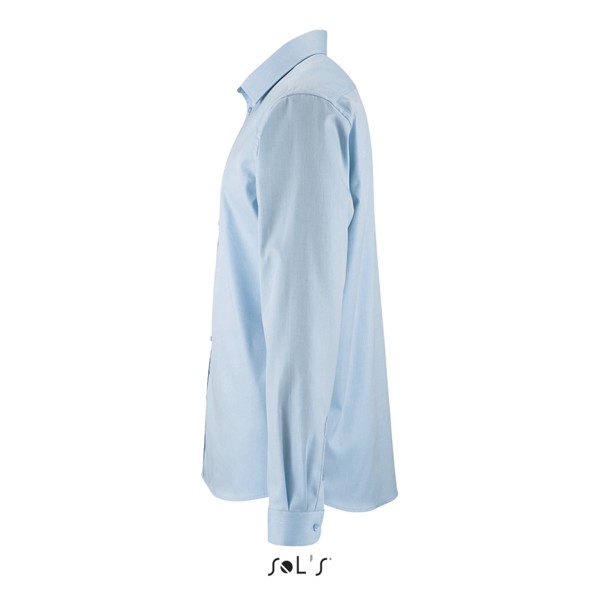 Sol's Brody Men - Πουκάμισο ψαροκόκαλο - Sky Blue / L