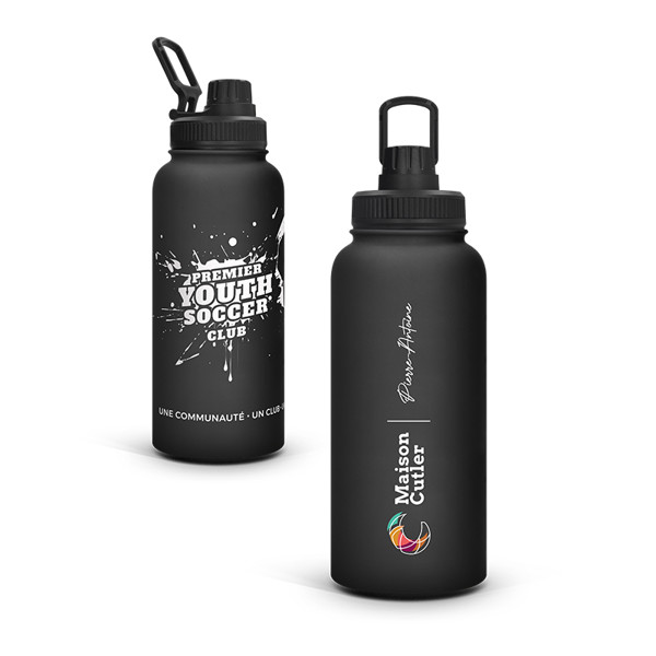 BOUTEILLE GOURDE 1 L ISOTHERME DOUBLE-PAROI FINITION SOFT TOUCH