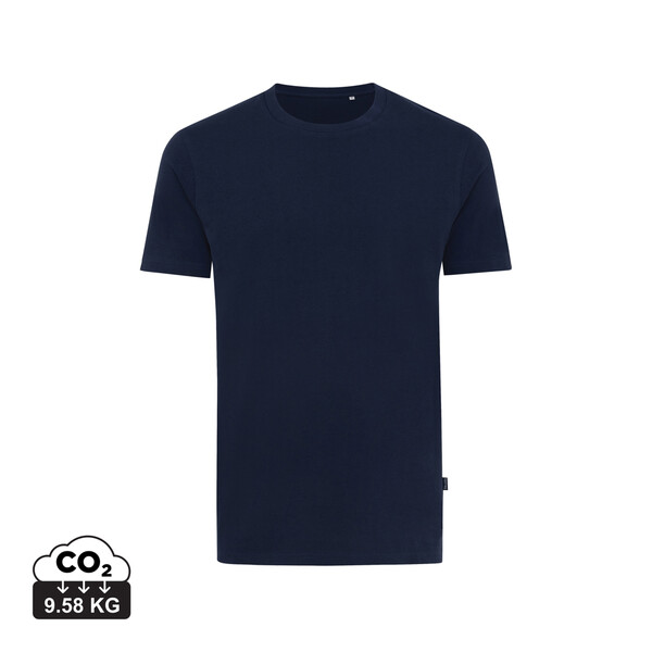 T-shirt en coton recyclé IQONIQ Bryce - Bleu Marine / M
