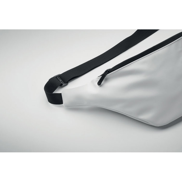 Soft PU waist bag Bai - White