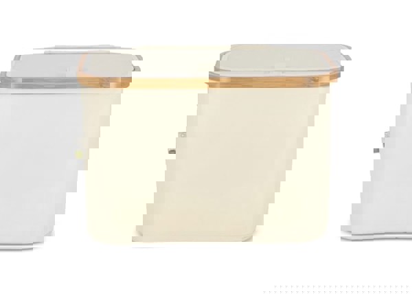 InSideOut folding basket with lid Sogne 38 x 26 x 25cm rPET - Ecru