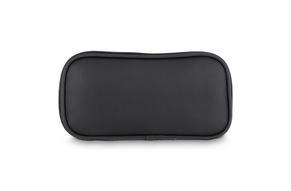 Sac organiseur Kyra 210D en rPET enduit PU 20 x 11,5 x 2 cm - Noir