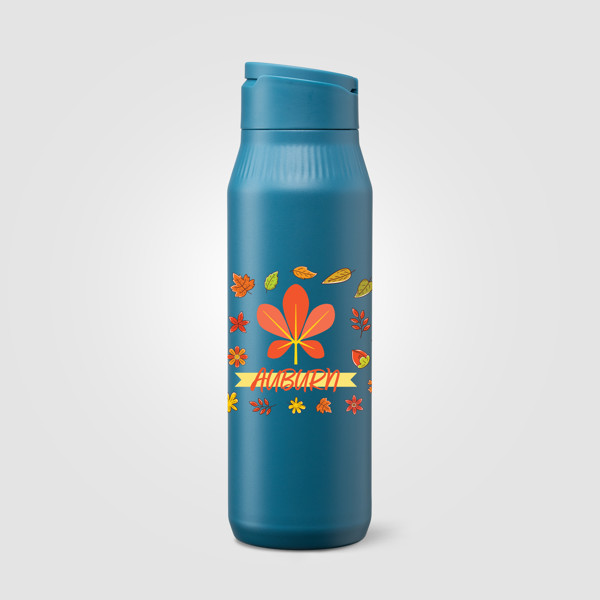 Majesty Selfie-Stand-Trinkflasche aus Edelstahl - 750 ml