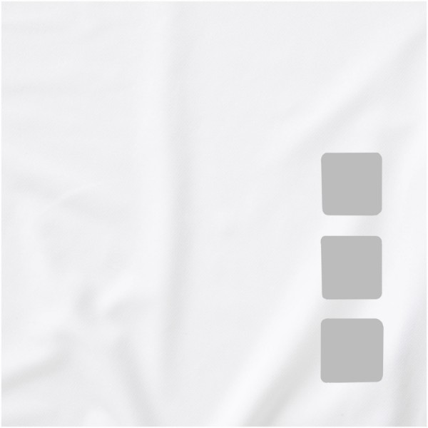 Damski T-shirt Kingston z krótkim rękawem z dzianiny Cool Fit odprowadzającej wilgoć - Biały / XL