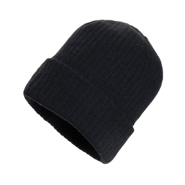 Pryor AWARE™ Polylana® Beanie mit Bündchen - Schwarz