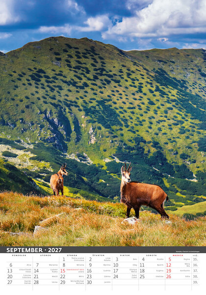 Kalendár Tatry