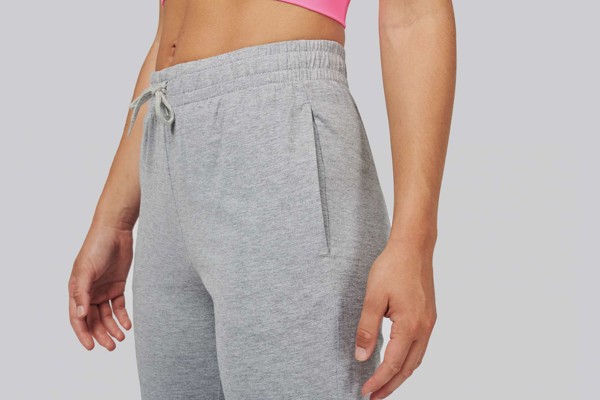 Unisex Lightweight Cotton Tracksuit Bottoms - Dark Grey / L