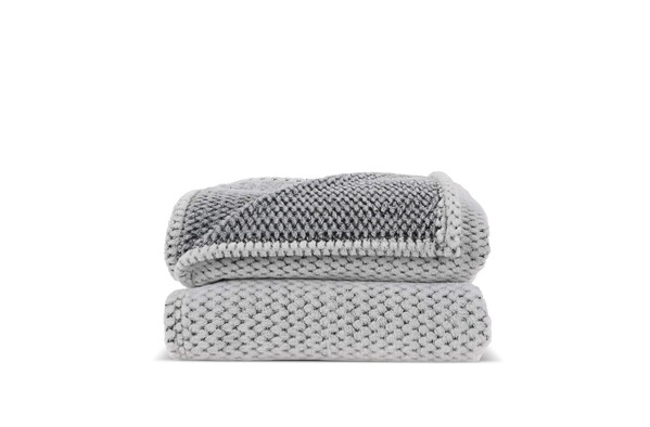 Sagaform Anni R-PET couverture polaire - Gris