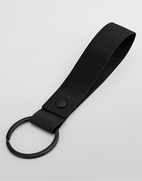 Matte Pu Keyring - Black / ONE SIZE