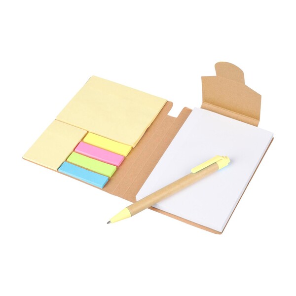 Notebook Quillo | Recycled cardboard | A6 | Blank - yellow