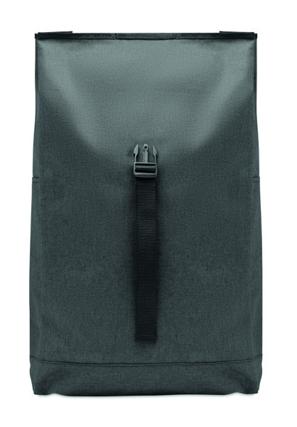 Udine backpack RPET 600D,roll top closure