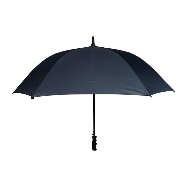 Parapluie carré RPET Quadstorm - Bleu Foncé