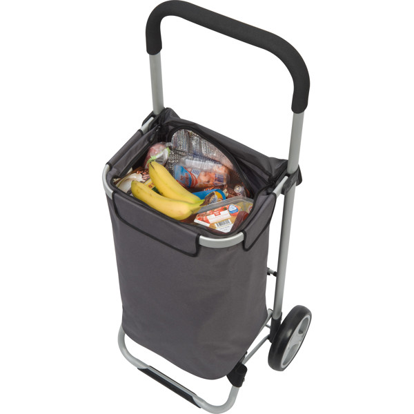 Foldable shopping trolley HARALD - Anthracite